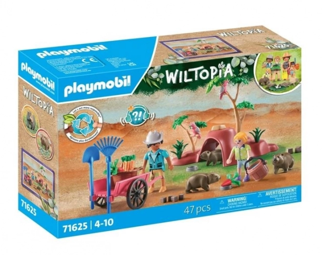 Set figurine Wiltopia Adăpost pentru Wombați