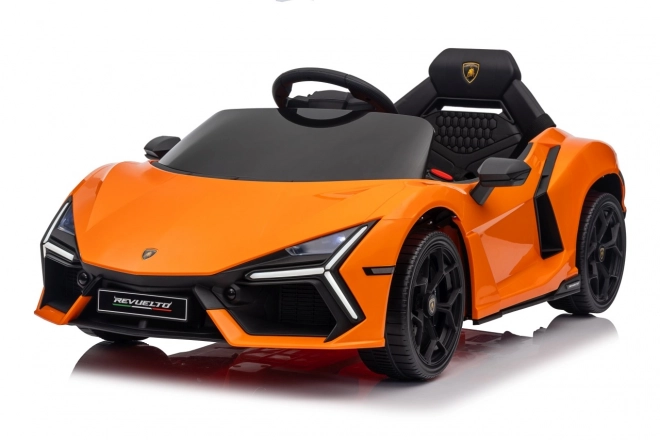 Mașină electrică pentru copii Lamborghini Revuelto portocalie