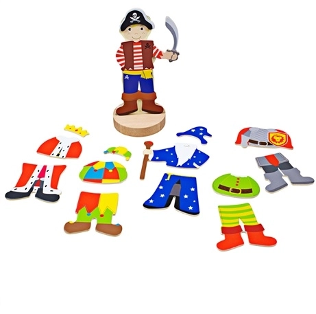 Puzzle magnetice cu costume mistice Bigjigs Toys