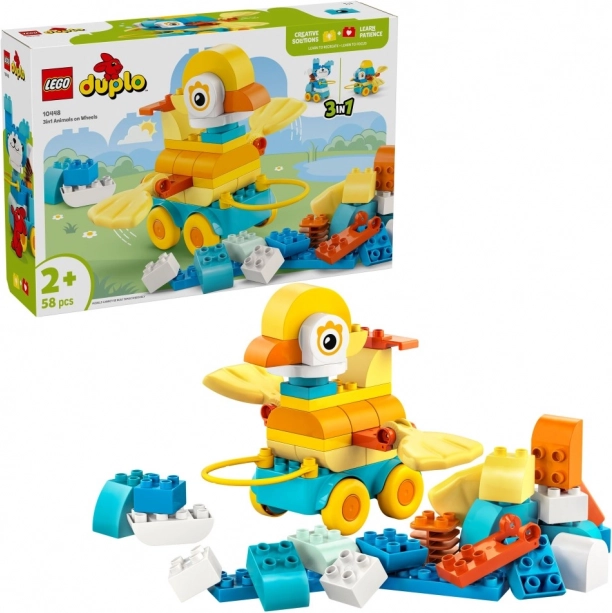 LEGO DUPLO 3 în 1: Animale pe roți