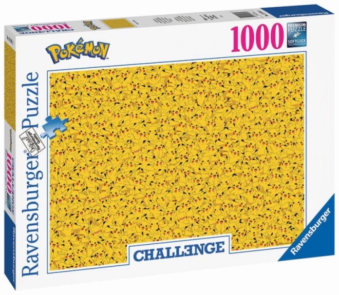 Puzzle provocare: Pokémon Pikachu 1000 piese