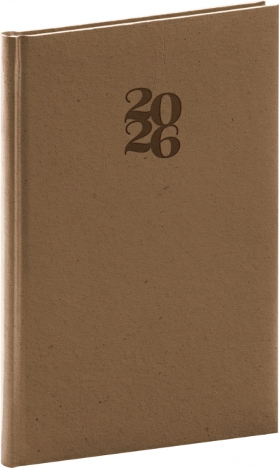 Agenda săptămânală Essenza 2026 alună 15 x 21 cm