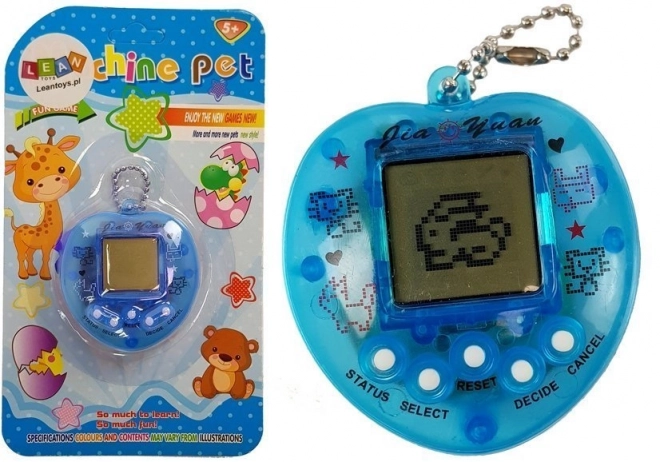 Tamagotchi Electronic Albastru cu lanț scurt