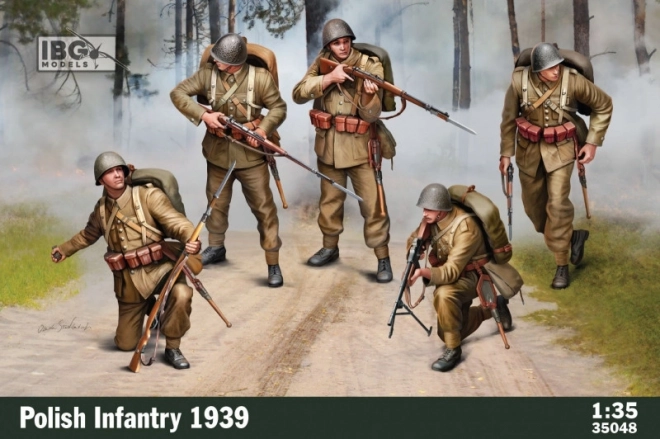 Figurine infanterie poloneză 1939 1/35