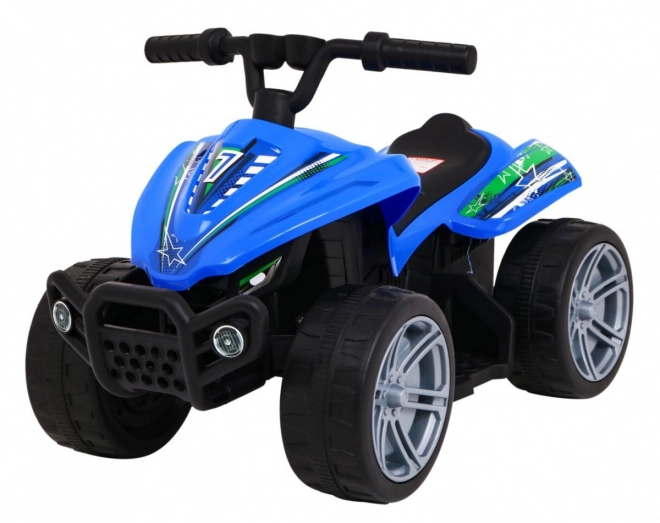 Quad electric Little Monster albastru pentru copii