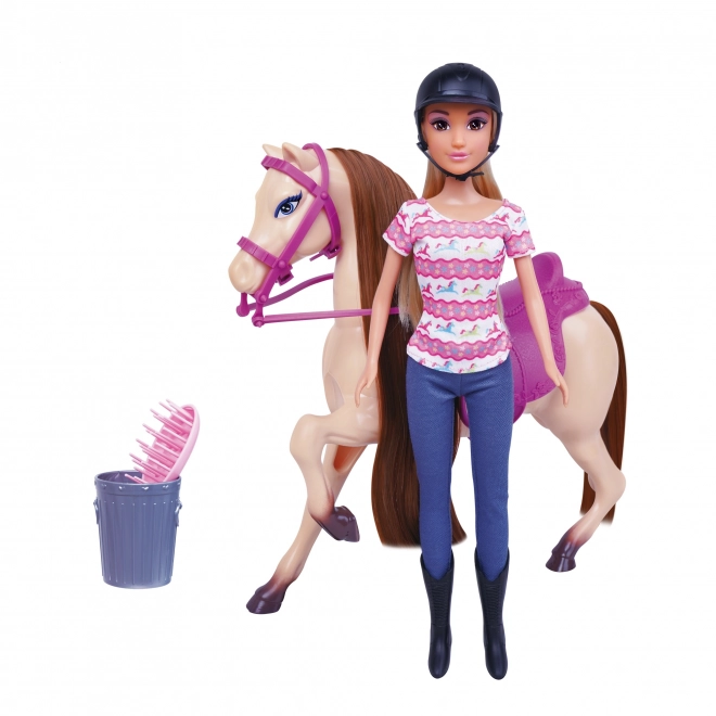 Woopie Royal set păpușă cu cal și accesorii
