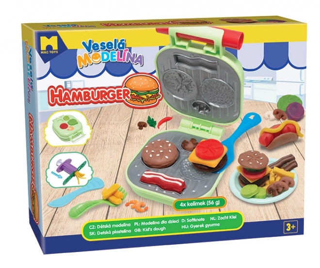 Modelină veselă pentru burger