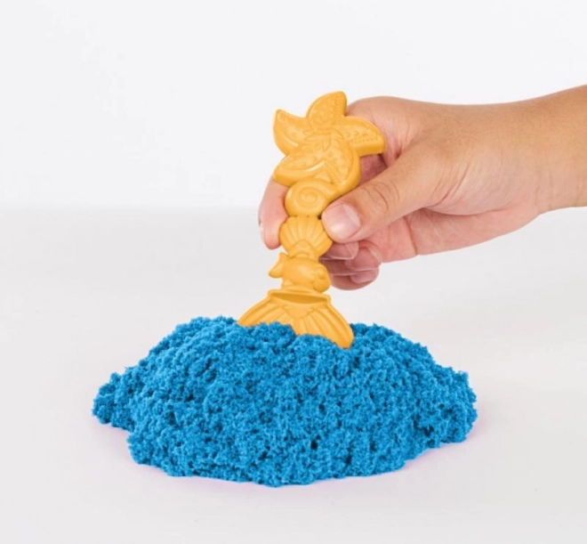 Kinetic Sand set cutie cu nisip lichid albastru