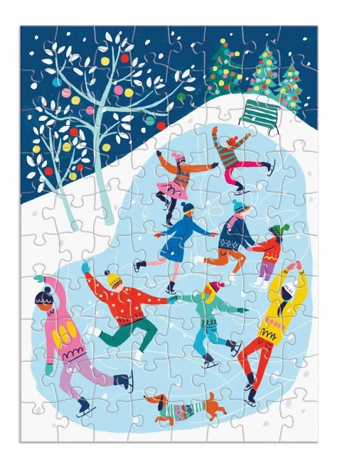 Calendar de advent Galison Puzzle cu 12 puzzle-uri