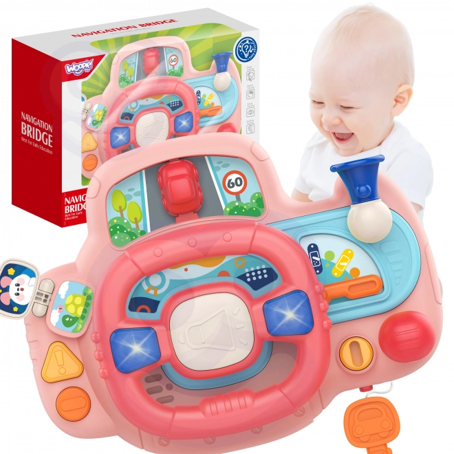 Volan auto interactiv Woopie pentru copii