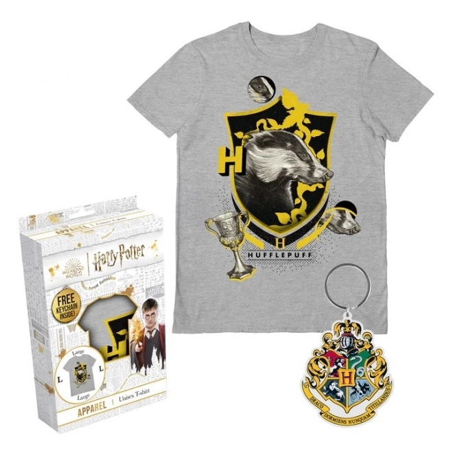 Tricou Harry Potter - Hufflepuff în cutie cadou
