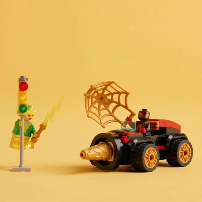 lego vehicul cu burghiu Spidey și prieteni supereroi