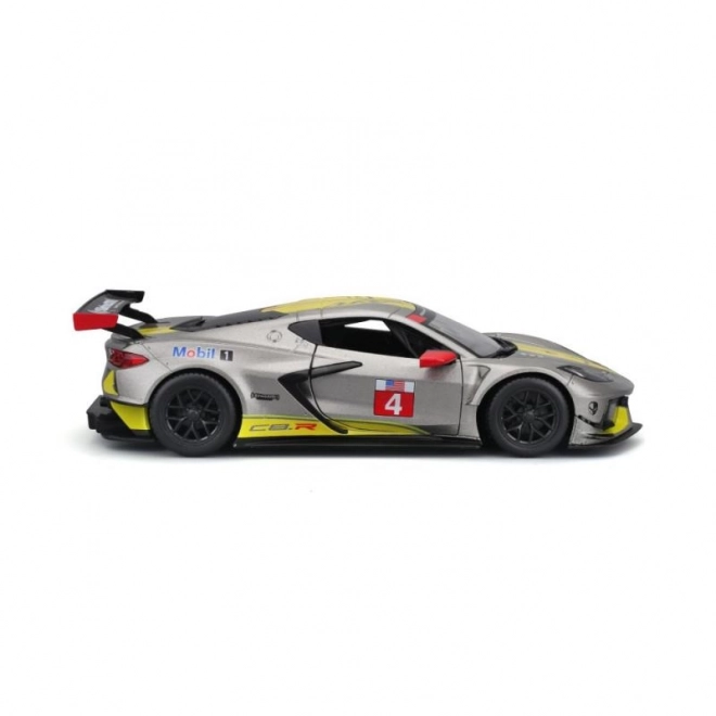 Model auto Chevrolet Corvette C8R Bburago 2020 galben