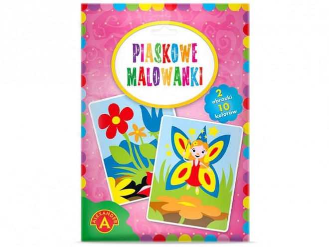 Set creativ cu vopsea colorată - Zâna florilor