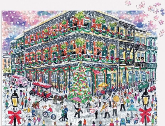 Puzzle Galison Crăciun în New Orleans 1000 piese