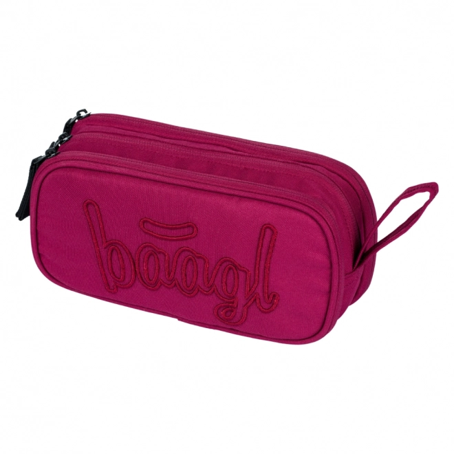 Set 3 piese Baagl Coolmate Ruby: rucsac, penar, saculet