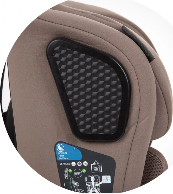 CHIPOLINO Lux X i-Size scaun auto 76-150cm Isofix – Macadamia