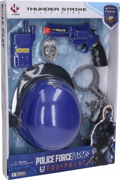 Set Polițist cu Cască 26 x 22 cm