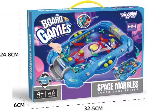 WOOPIE joc de îndemânare Flipper "Joc Cosmic" 2v1