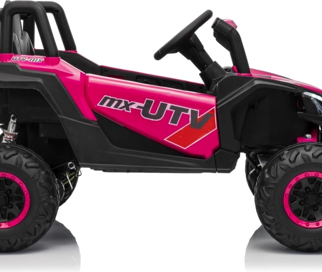 Automobil electric pentru copii Buggy Madman UTV-MX roz