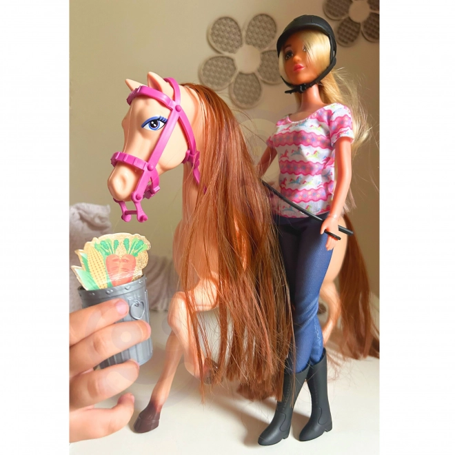 Woopie Royal set păpușă cu cal și accesorii