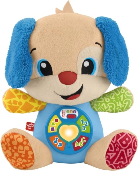 FISHER-PRICE Râzi și învață SMART STAGES cățeluș – pluș interactiv multilingv