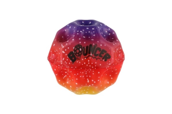 Minge săltăreață din spumă, curcubeu, 6cm, set de 12