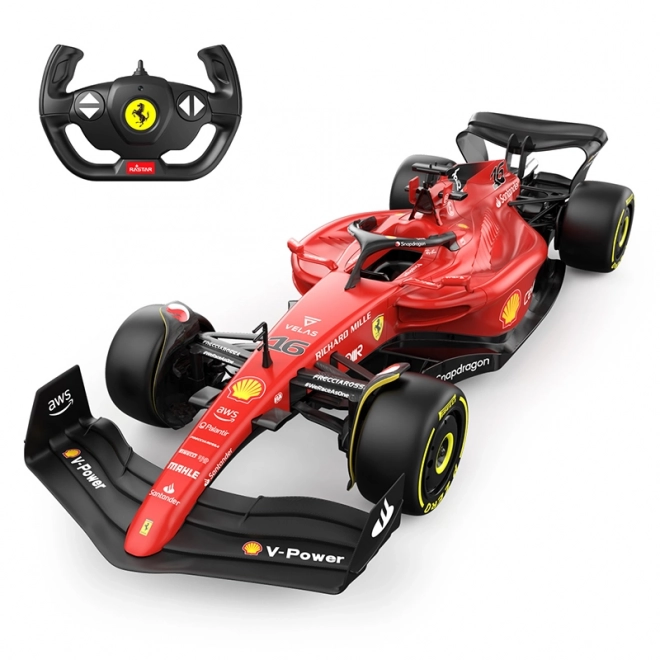 Mașinuța Ferrari F1 75 roșie telecomandată Rastar 1:12