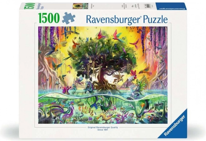 Puzzle unicornul din lac și prietenii săi Ravensburger 1500 piese