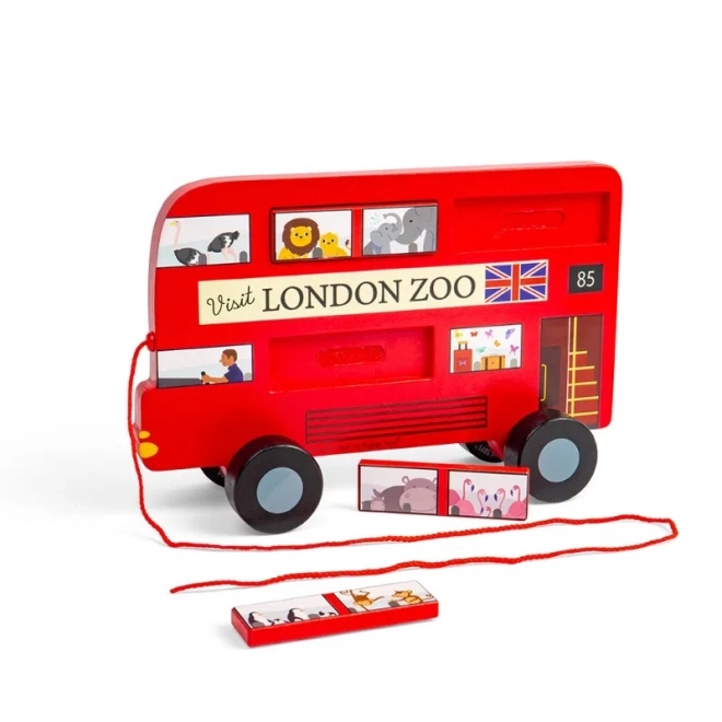 Autobuz Londonez De Traseu Bigjigs Toys