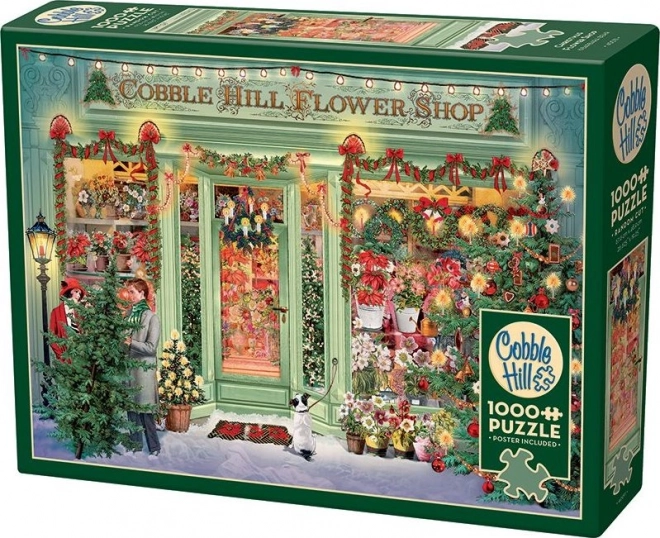 Puzzle florărie de Crăciun 1000 piese