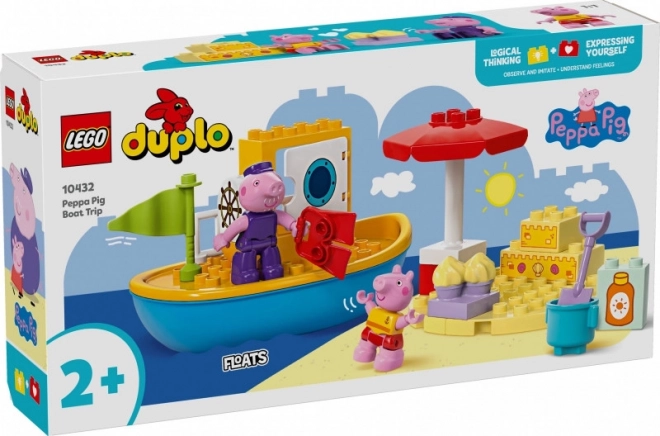 Lego DUPLO Peppa și croaziera cu barca