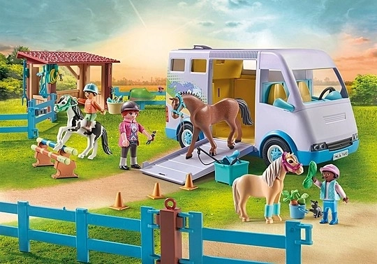 Set figurine Cai 71493 Instruire mobilă de echitație