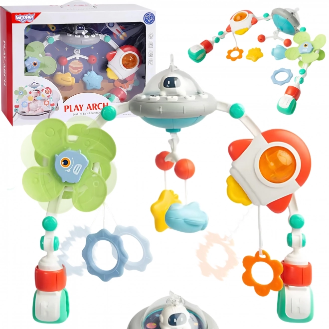 Arc interactiv cu jucării Woopie Baby