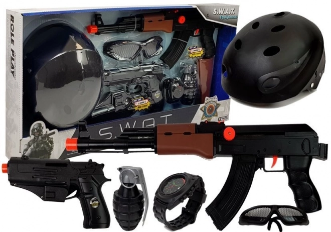 Set Jucărie S.W.A.T pentru Copii cu Pistoale și Cască
