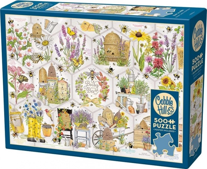 Puzzle COBBLE HILL Plin ca o albină 500 de piese