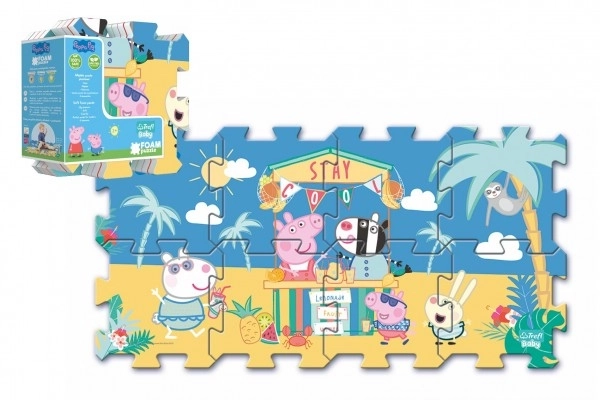 Puzzle spumă Peppa Pig vară