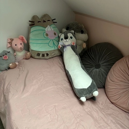 Plus de pluș câine Husky 70 cm Kruzzel