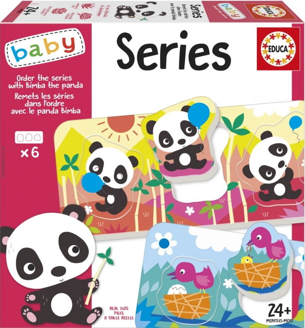 Puzzle pentru copii Panda Bimba și prietenii