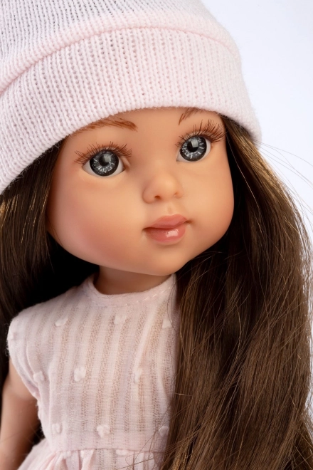 Păpușa realistă Penelope cu corp de vinil complet 34 cm