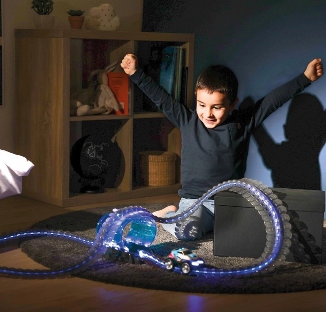 Set Piste Autostrada Smoby Flextreme Neon