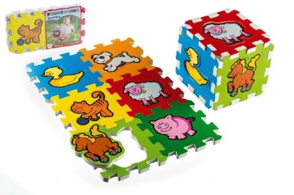 Puzzle din spumă - Primele mele animale