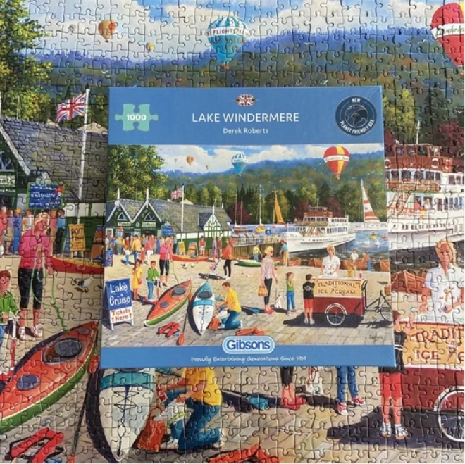 Puzzle 1000 piese Jezero Windemere - GIBSONS