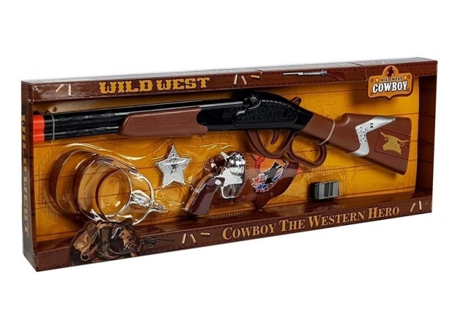 Set de cowboy cu pistol și accesorii