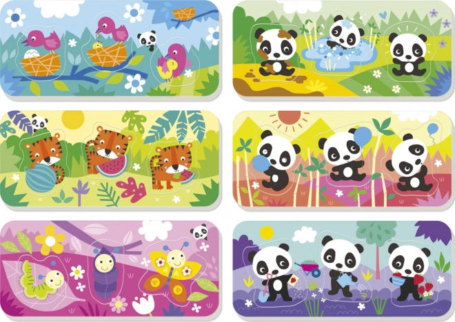 Puzzle Educa Panda Bimba și Prietenii