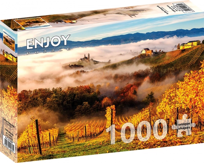 Puzzle ENJOY La vie en vignoble 1000 piese