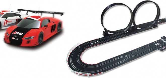 Pista auto cu loopinguri Audi 450 cm