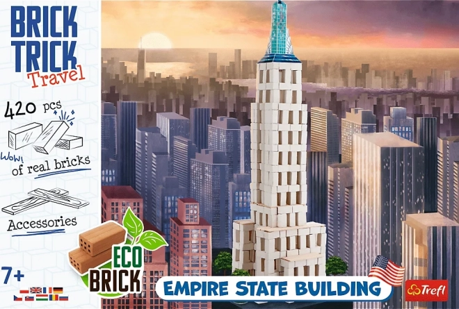 set de construcție cu cărămizi Trefl Empire State Building