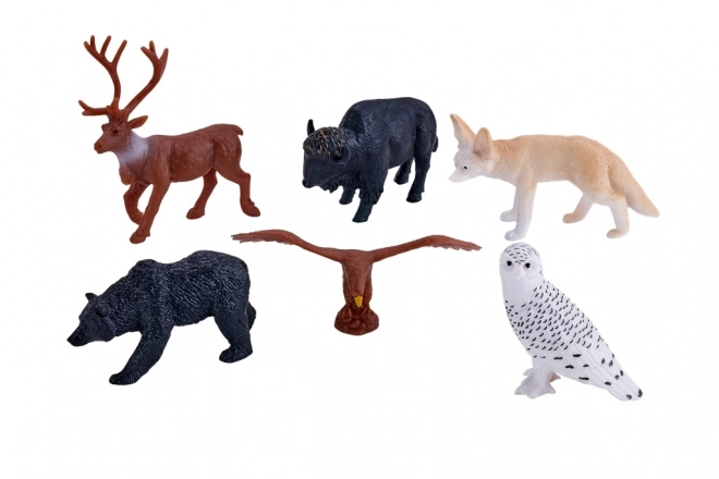 Mojo mini lumea animalelor sălbatice - set de figurine