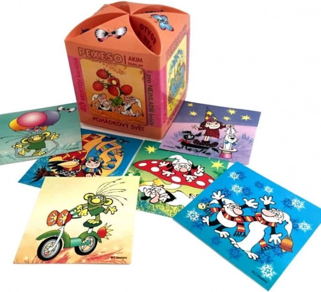Pexeso în cutie decorativă maxi - Lumea de basm a lui Zdeněk Smetana